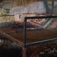 میز سنتی فلزی (آهنی)|میز و صندلی غذاخوری|سقز, |دیوار