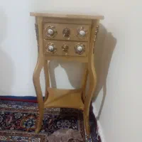 میز تلفن طلایی|مبلمان خانگی و میز عسلی|ابهر, |دیوار