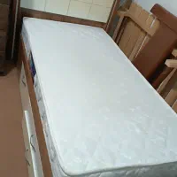 تخت ام دی اف چوبی یکنفره باکس دار