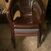 صندلی دسته دار پلاستیکی جنس فشرده و ضخیم