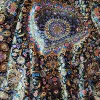 فرش دستباف 26 رنگ تمام ابریشم لچک ترنج قم|فرش|نظرآباد, نظرآباد|دیوار