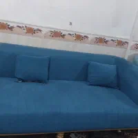 مبل ۷نفره فیروزه ای سفارشی درست شده