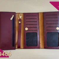 هدیه روز مادر (کیف پول دست دوز با چرم طبیعی بز )|کیف، کفش، کمربند|قم, پردیسان|دیوار