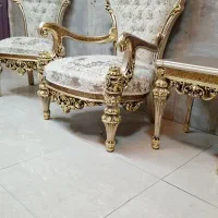 مبل کلاسیک سلطنتی استیل راش فرانسوی|مبلمان خانگی و میز عسلی|تهران, شهرک ولیعصر شمالی|دیوار