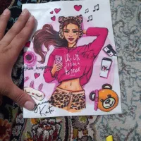 استیکر پارچه ای دوختی لباس