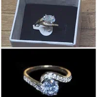 انگشترنگین سفید