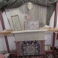 قالی دست بافت نیمه کاره