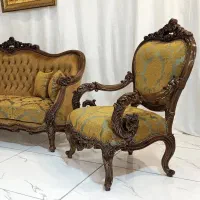 تولیدی مبلمان استیل سلطنتی مدل لئون لیون|مبلمان خانگی و میز عسلی|قم, نوقطار|دیوار