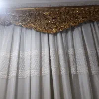 پرده دوماه خریدم پا رچش سفارشی|پرده، رانر، رومیزی|کارون, |دیوار
