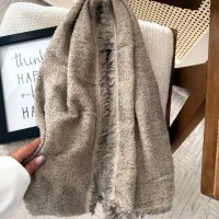 شال بوکله بافت صابونی 4طرف ریش متریال بسیارخوب