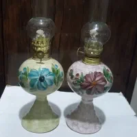 کلمن سفالی و چرا غ نفتی