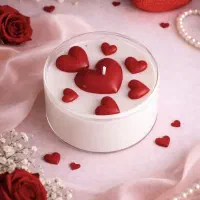 شمع red love|صنایع دستی و سایر لوازم تزئینی|شیروان (خراسان), |دیوار