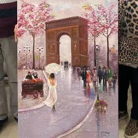 تابلو طرح رنگ روغن|تابلو، نقاشی، عکس|تبریز, |دیوار