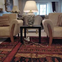 مبل راحتی در حد نو کاملا سالم|مبلمان خانگی و میز عسلی|رشت, کوی فرهنگیان|دیوار