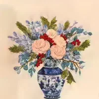 آموزش تابلو گل دوزی روبان دوزی سرمه دوزی درسه جلسه|خدمات آموزشی|رشت, نامجو|دیوار