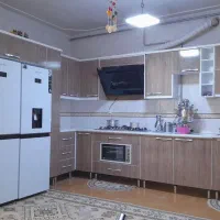 کابینت آشپزخانه همراه با هودو و سنگ ظرفشویی|آب‌چکان و نظم‌دهنده ظروف|کرمانشاه, |دیوار