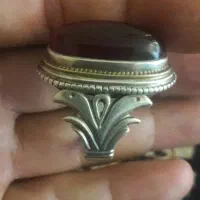 انگشترعقیق سرخ یمنی