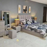 تخت و سرویس خواب مدل ستاره با پارچه خارجی