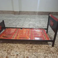 تخت فلزی یک نفره با توشک