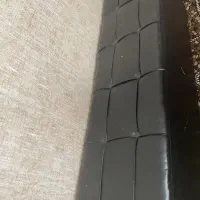 پاف مشکی چرم