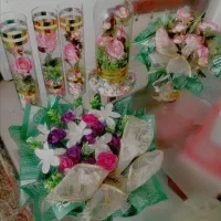 هدیه سبد گل مصنوعی باکس گل تولد|گل مصنوعی|اسلامشهر, صادقیه|دیوار