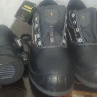 کفش ایمنی با چرم طبیعی و  ماسک نیم صورت AEARO