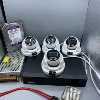 فروش پکیج دوربین وی ویژن 5 مگاپیکسل دید شب رنگی|دوربین مداربسته|تهران, شیخ هادی|دیوار