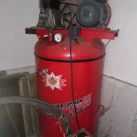 دستگاه چاپ سیلک و پمپ باد ۳۵۰ لیتری