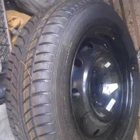 زاپاس نو پژو ۴۰۵ رینگ فابریک + لاستیک یزدتایر + جک