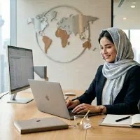 دستیار خانم مدیر توسعه