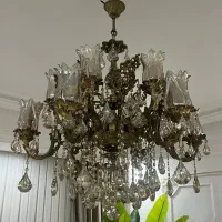 لوستر ۱۲ شاخه ی برنز
