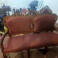 مبل  نه نفره تازه روکوبی شده پارچه نونو سمساری|مبلمان خانگی و میز عسلی|تبریز, |دیوار