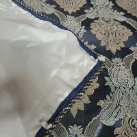 دوعدد پنل پرده پذیرایی دوردوزی شده ترک آکبند ۱/۵×۳|پرده، رانر، رومیزی|تهران, افسریه شمالی|دیوار