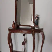 آینه و کنسول چوبی