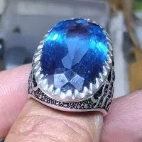 انگشتر نقره توپاز دستساز کلکسیونی|جواهرات|اصفهان, زاجان|دیوار