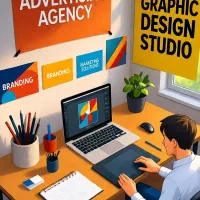 طراحی لوگو و تبلیغات حرفه‌ای