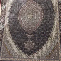 یک جفت فرش مسند دستباف بیجار سرمه ای نو