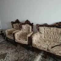 مبل استیل 9نفره|مبلمان خانگی و میز عسلی|تاکستان, |دیوار