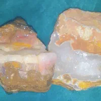 دوعدد سنگ عقیق خام|جواهرات|شاهرود, |دیوار