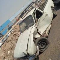 ماشین پیکان وانت دوگانه سوز ۸۸ تصادفی