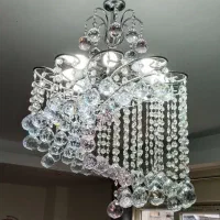 لوستر کریستالی اصل ۸ شعله|لوستر و چراغ آویز|تهران, نمایشگاه بین المللی|دیوار