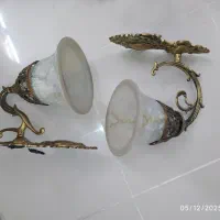 لوستربرنز۶شعله۵تومن و۳تادیوارکوب۳تومن|لوستر و چراغ آویز|کاشان, شهرک خاتم الانبیا (مسکن ملی کاشان)|دیوار