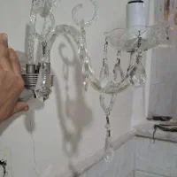 لوستر تک شاخه یا چراغ خواب|لوستر و چراغ آویز|قم, باسکول|دیوار