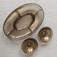 ظروف اردوخوری دودی فرانسوی وینتیج قدمت دار