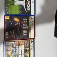 دیسک fc25 gtaV اسپایدرمن مایلز مورالز برای ps5