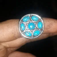 انگشتر فیروزه هفت سنگ|جواهرات|زاهدان, |دیوار