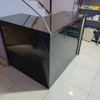 میز کانتر MDF ال شکل با رویه HPL