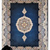 فرش ابی رنگ ۱۲ متری