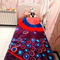 کمد ویترین و چوب لباسی تخت کودک ب همراه تشک|تخت و سرویس خواب|خمینیشهر, |دیوار