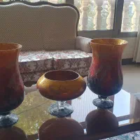 ست گلدان وجام دکوری